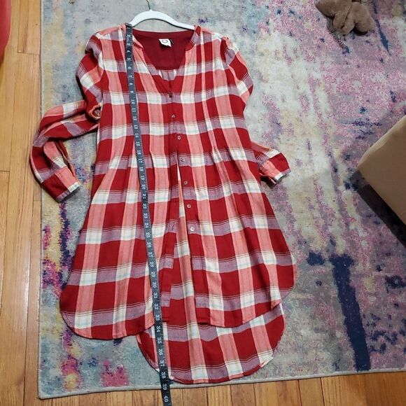 Anthropologie Akemi + Kin Plaid Tunic Top or Mini Dress Size S - Picture 13 of 14